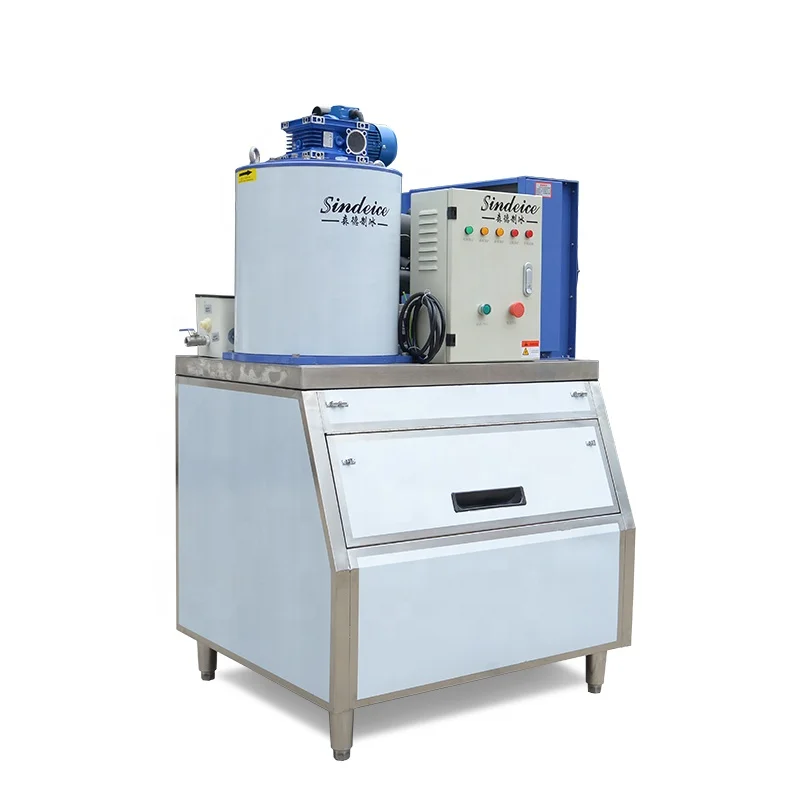Sindeice Топ 10 китайская фабрика по производству льда для производства хлопьев 300 кг/24 часа, льдогенератор для консервирования пищевых продуктов