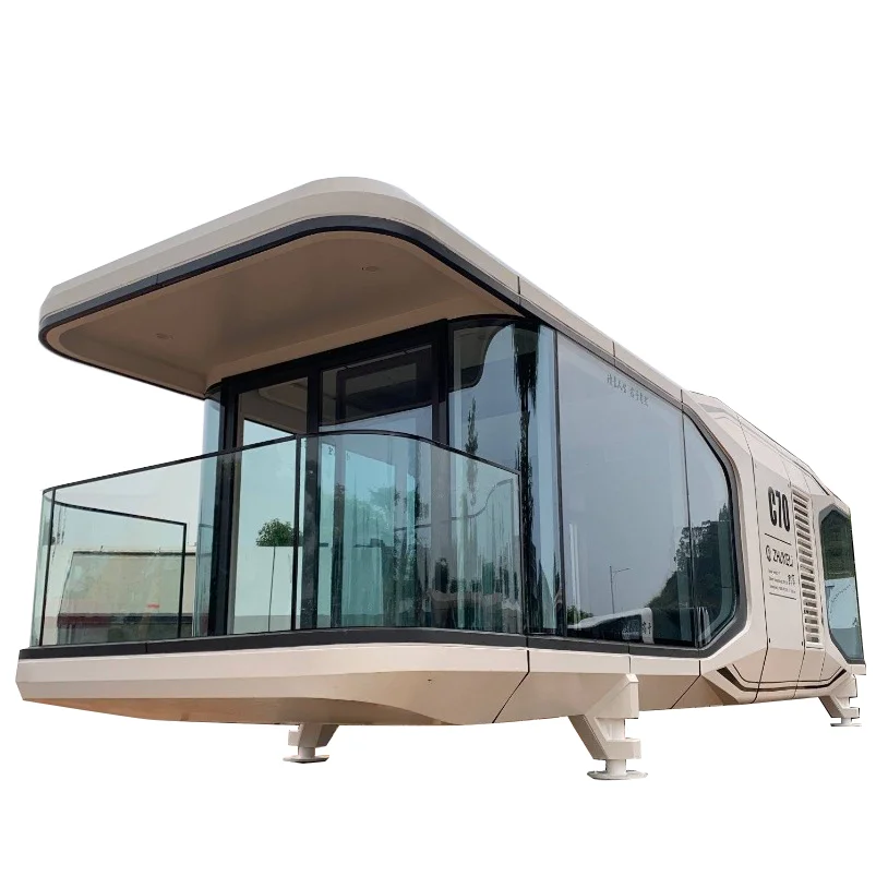 Hot Sale Luxury Modular Ready Made Tiny House Prefabricated Space Capsule House With Toilet