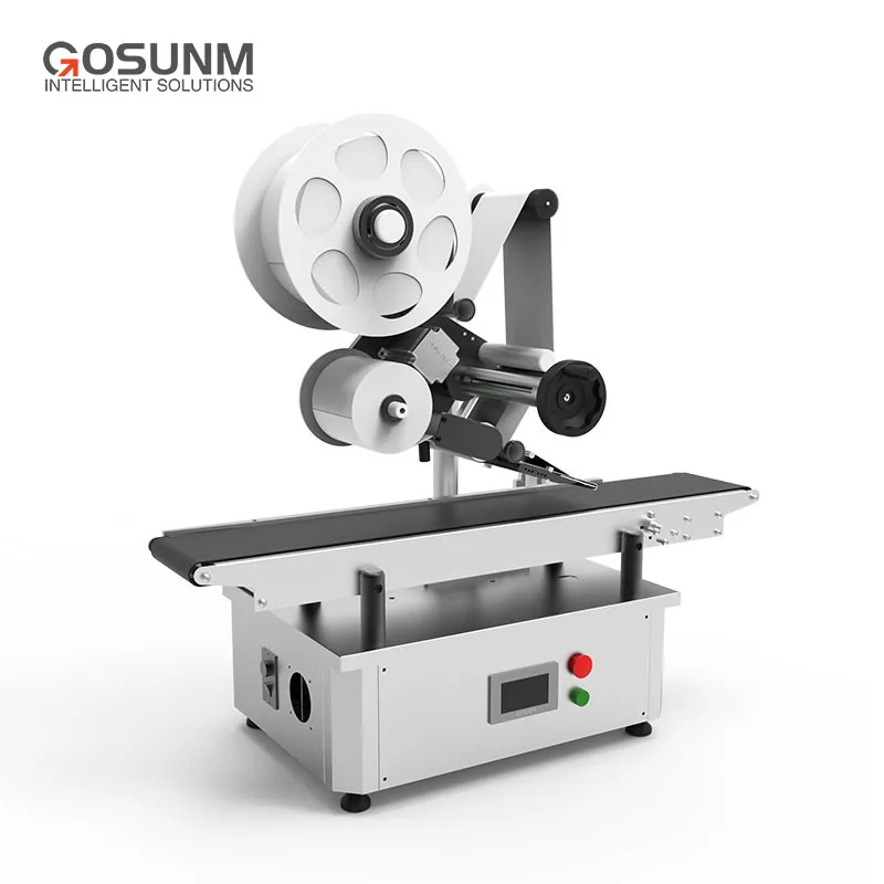 GOSUNM label sticker machine automatic labeling head for clothes label maker for carton
