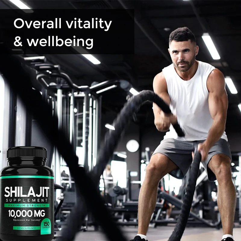 Private Label Sports Nutrition Shilajit Supplement Immune Support Blood Health Himalayan Pure Shilajit Capsules