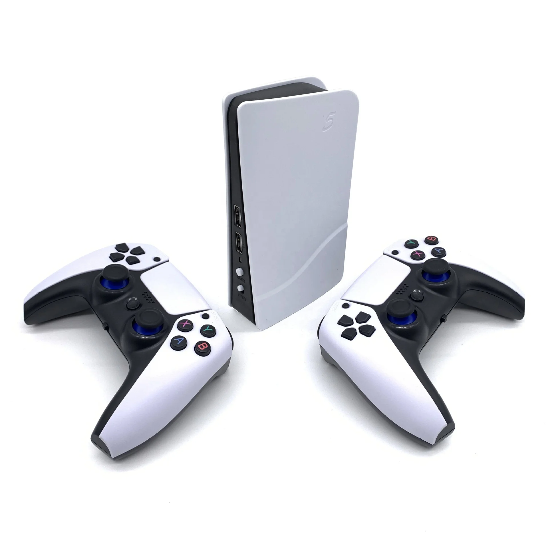 Hot selling new arrival Wireless 2.4GHz 4K HD 3D Video Game Player P5 Plus support PS1 N64 MAME PSP with PS5 controllers
