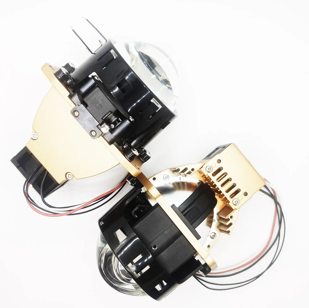 3 inches laser led projector lens 140W 13000LM 6500K Lighting focus With ball bearing fan Headlight for retrofit upgrade
