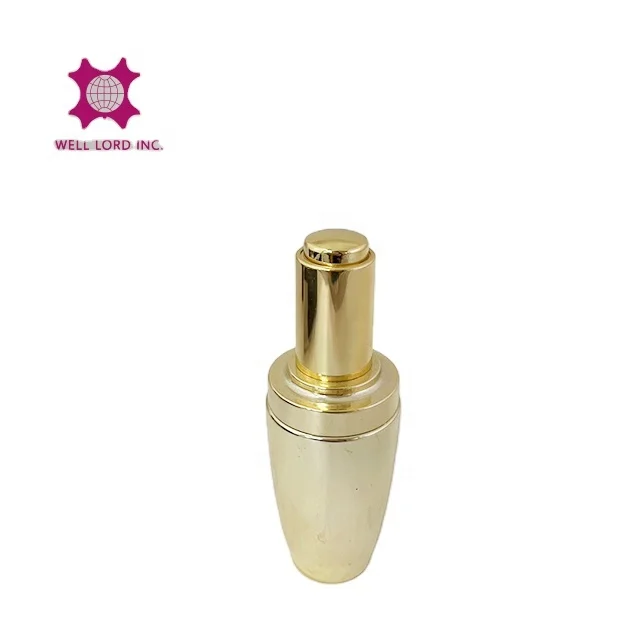In Stock Ready to ship Manufacturer Perfume Bottles Gold Glass Dropper Bottle 10ml for Essential Oil