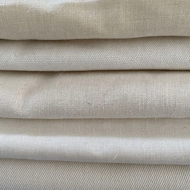 55%hemp 45%organic cotton fabric for garment & textile, hemp fabric roll