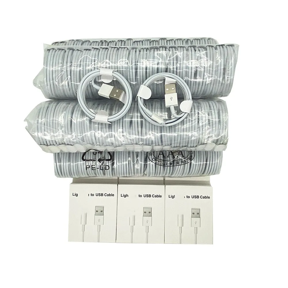 Лидер продаж Аксессуары для мобильных телефонов USB-кабель передачи данных 1 м шнур быстрой зарядки iphone apple провод в розничной