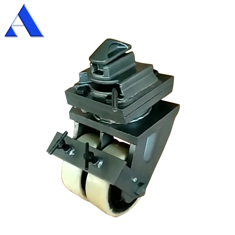 Wholesale Heavy Duty 5 Tons Double Wheel Container Caster Wheel Can be Equipped with Directional Locks