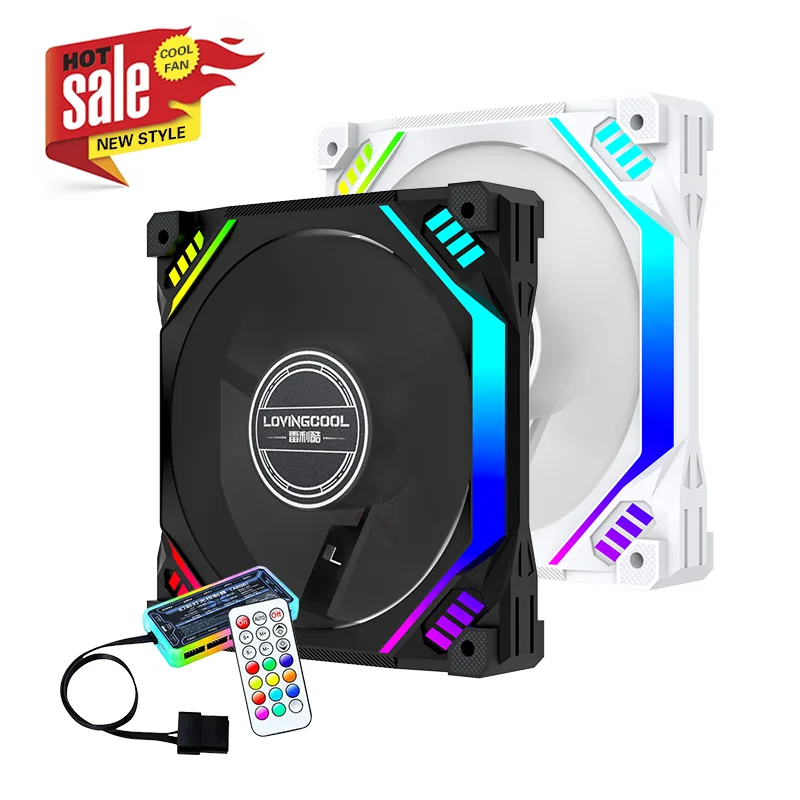 Hot Sale Ventilador Air Cooling PC Gaming ARGB Fan Silent Case 12V Cooler Fans Rgb Fans For Pc