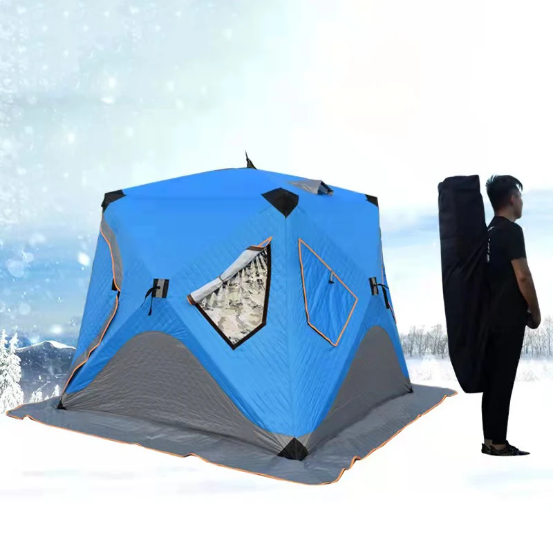 BINMAO Новое поступление, блестящая водонепроницаемая палатка из хлопчатобумажной ткани, Весенняя палатка для кемпинга на открытом воздухе