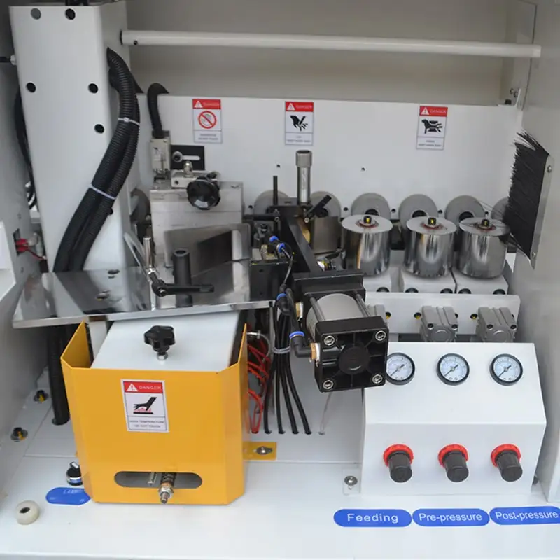 ZICAR China Industrial Melamine Edgebander Wood Board Pvc Automatic Edge Bander Woodworking Banding Machine for