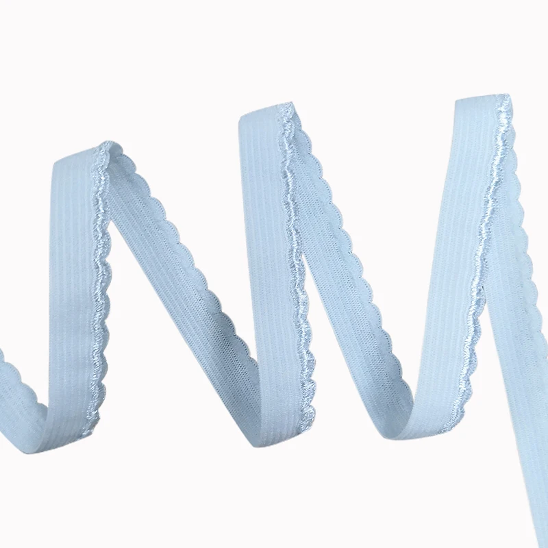 
oeko-tex soft picot elastic band for womens underwear 12mm factory custom elastic webbing for lingerie 