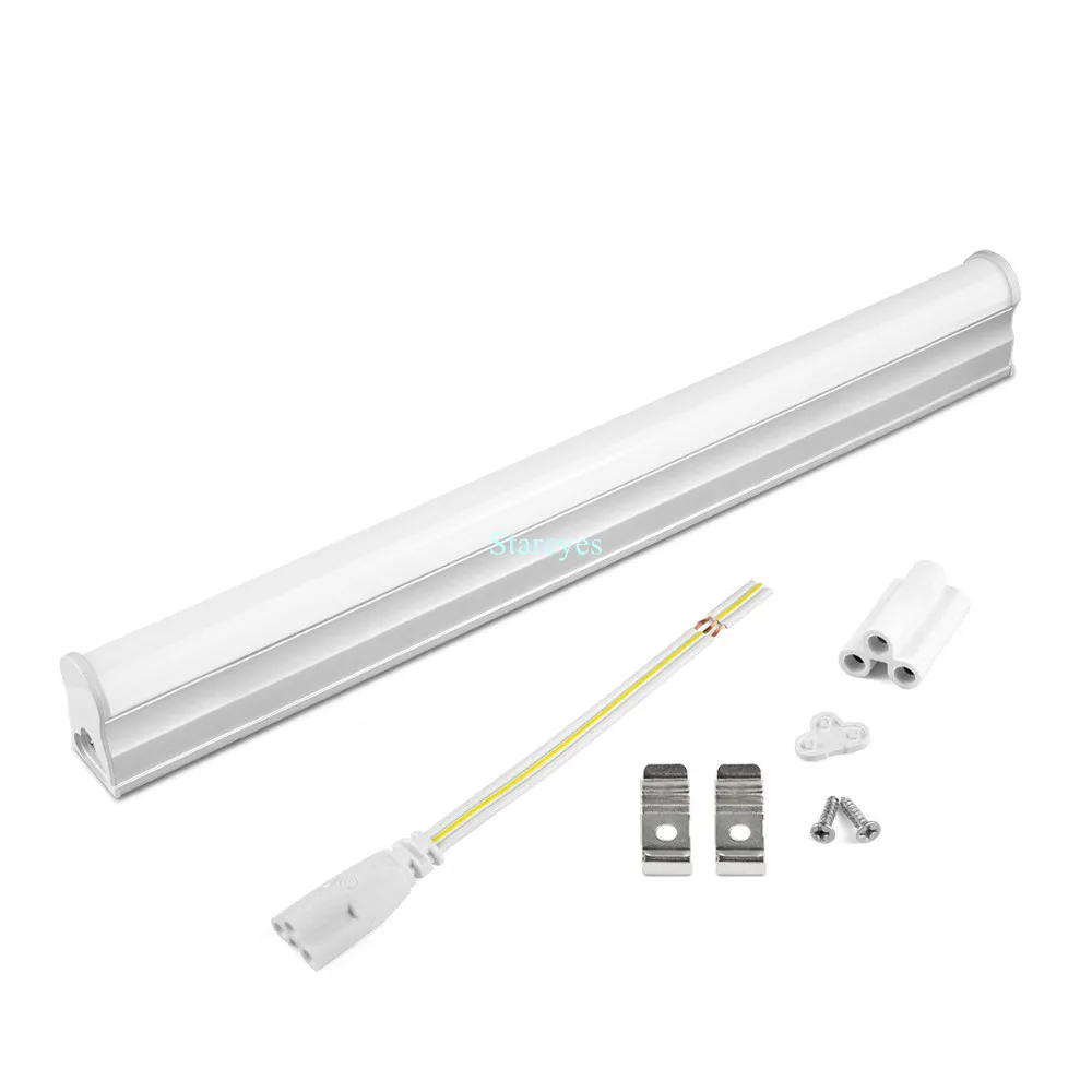 
Free shipping 100Pcs T5 LED Tube Integrated 5W 9W 14W 18W Fluorescent Bulb 30cm 60cm 90cm 120cm Cabinet Kitchen Decoration Light 