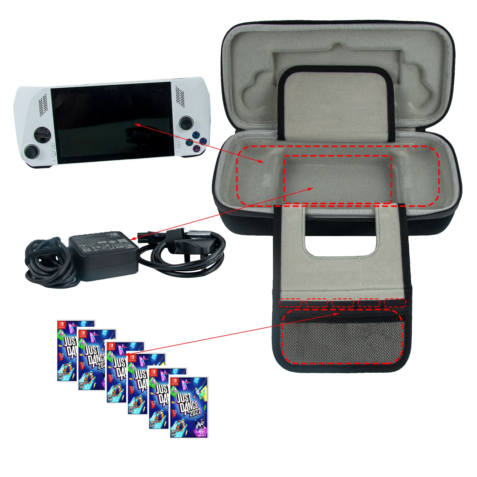 Professional Manufacturer Factory Shockproof Portable Protective Storage Hard Carry Tool Case Eva Case For ASUS ROG ALLY console