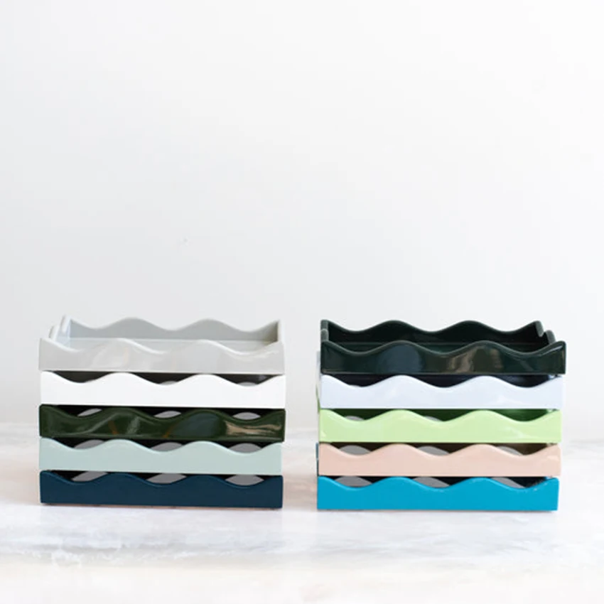 High quality lacquer tray painted wood tray painted Wood tray
