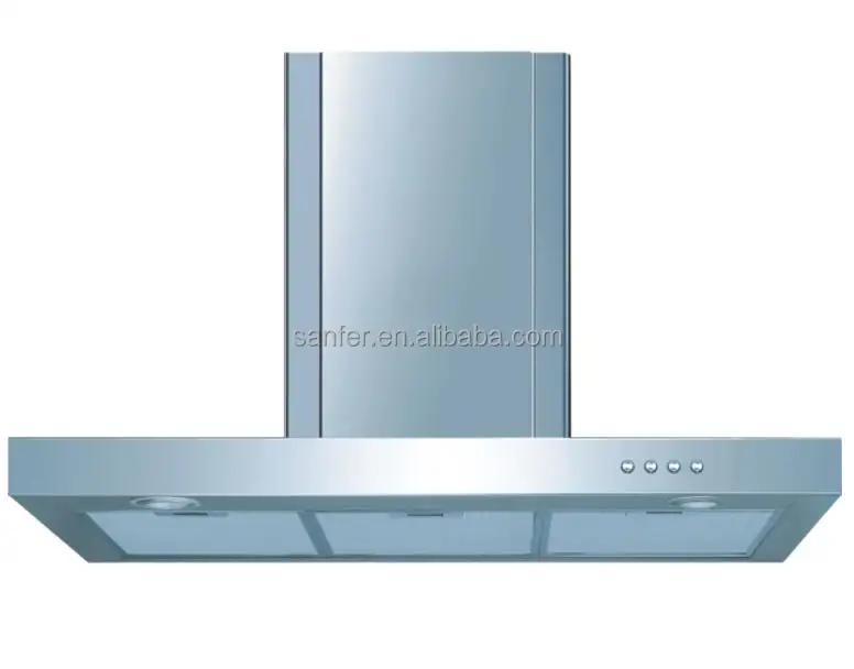 SANFER 3 Layers Baffle Filters Cooker Chimney Hood