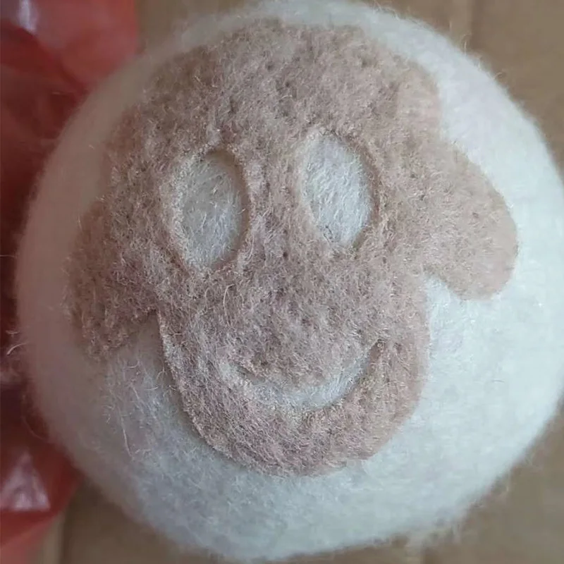  New Arrivals Laundry Products Eco Amazon Organic Hand Made Wool Dryer Balls 6cm