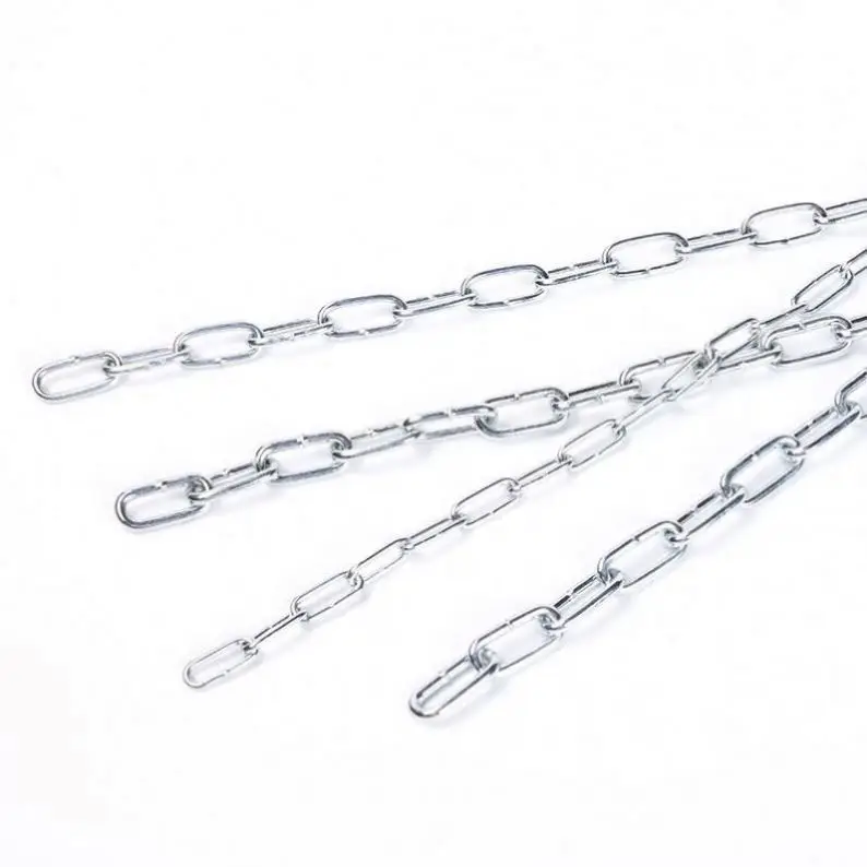 Galvanized chain link steel chain for coal mining conveyor roller lifting chain