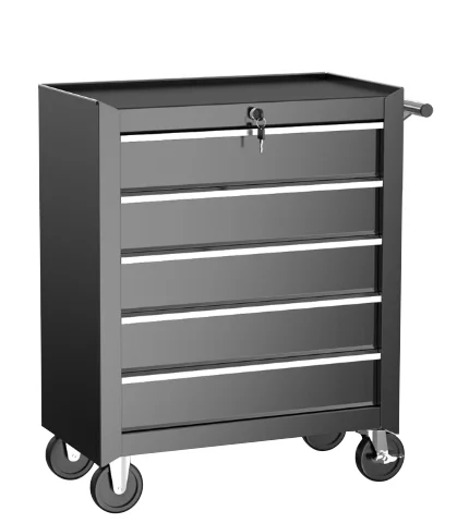Uni-Silent Tool Cart Chest with 5-Drawer Tool Box Tool Storage Organizer Cabinets TCD200-5