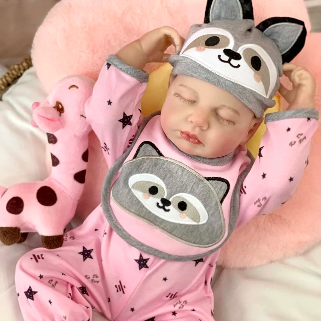 Menina Platinum Pretty but Recien Nacido Afroamericano Solida Lovely Pig American Boy 16 Reborn Dolls