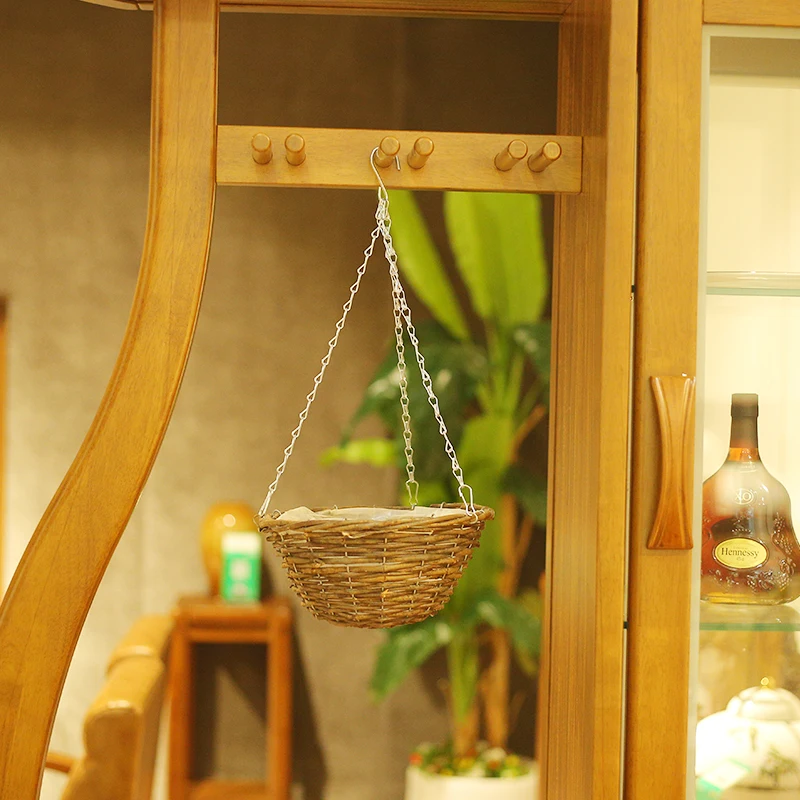 Stands designs cheap wicker antique vases flower pot/willow basket