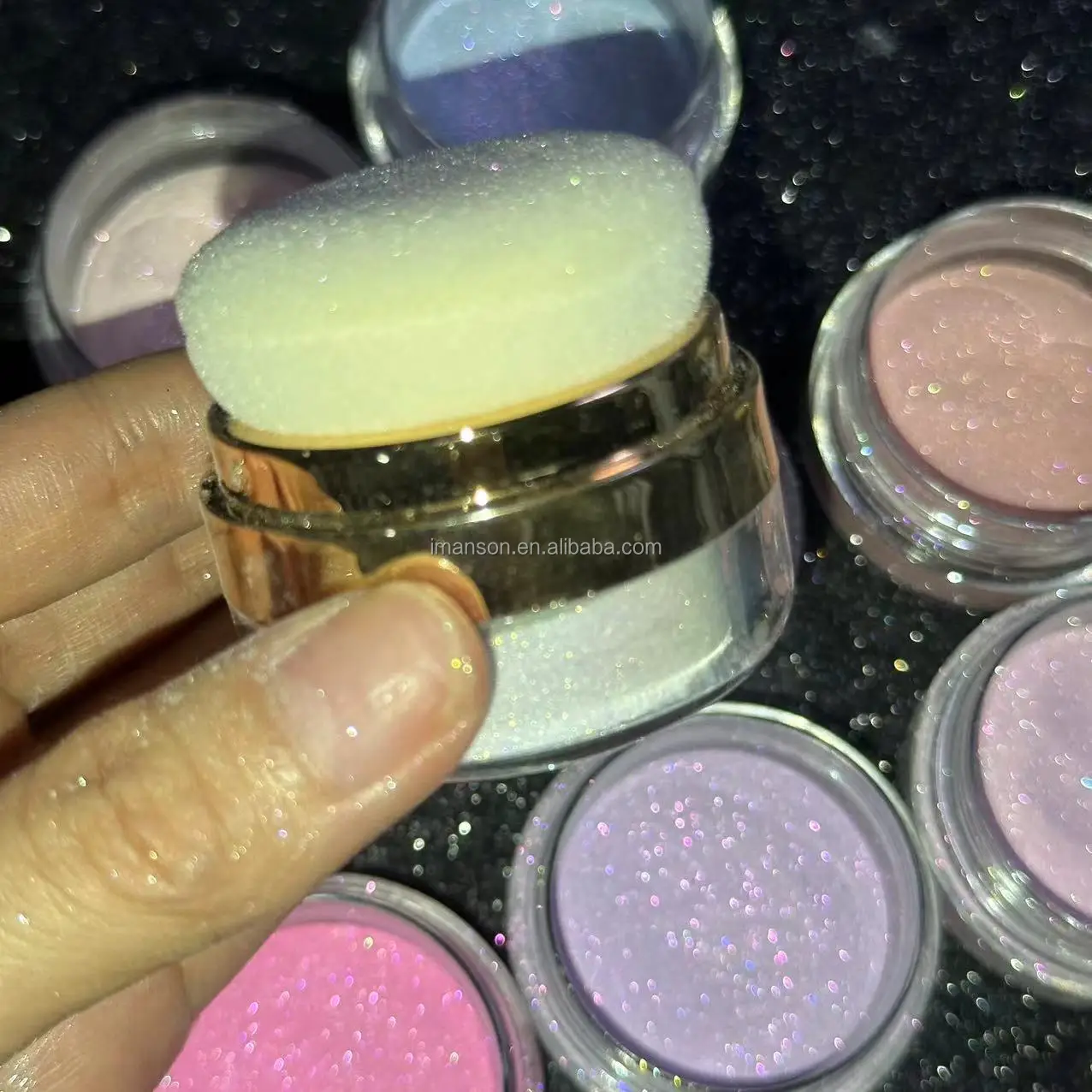 New Trending Shimmer Glitter Highlighter Spray Pigments Oil Control Diamond Sparkle Body Glitter Powder