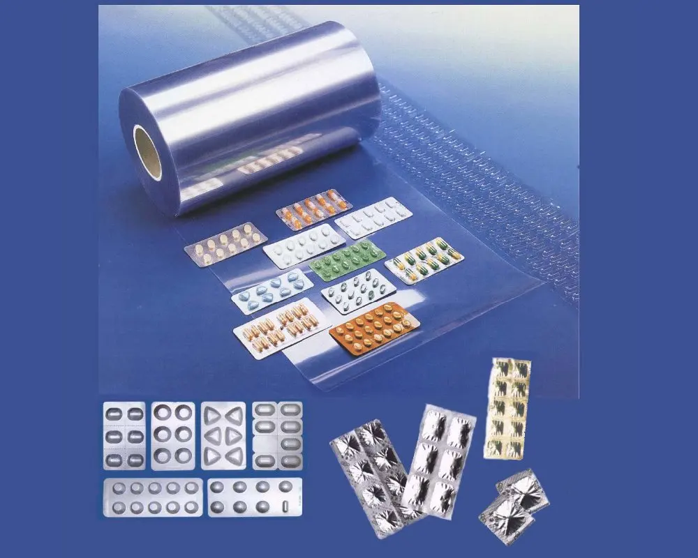 China High barrier PVC/Aclar and PVDC film for lamp shades
