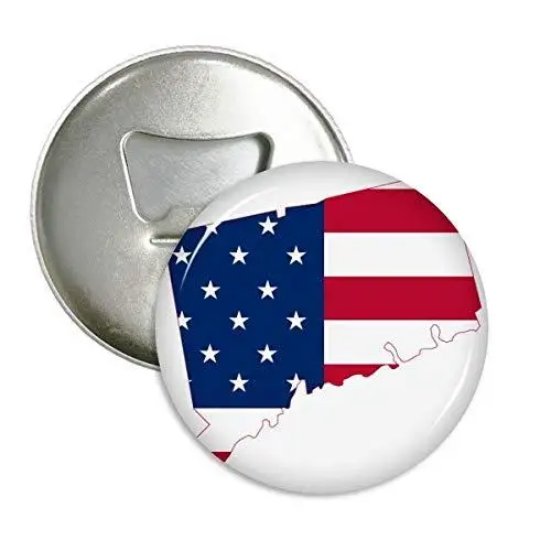 Wholesale Magnetic Bottle 58mm Button Badge Opener Beer Bottle Opener for Home Decor