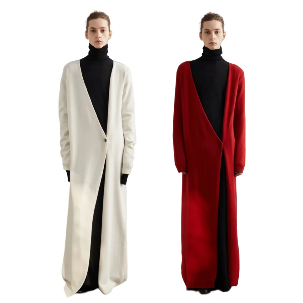 Женский удлиненный кардиган с логотипом