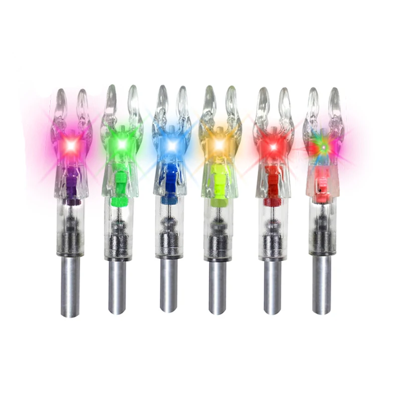 High Quality Hunting 2.44 inch  Automatic Luminous  6.2mm LED Nock Lighted Shooting Compound Bow