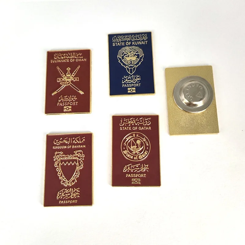 Competitive Price Metal Craft the Arab States of the Gulf Passport Badge