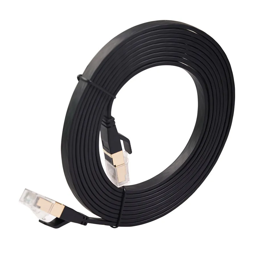 Cat8 40Gbps 2000Mhz SSTP Double Shielded Ethernet Patch Cord 50 Feet Long for PS4 PS5 Xbox Gaming PC Router Modem