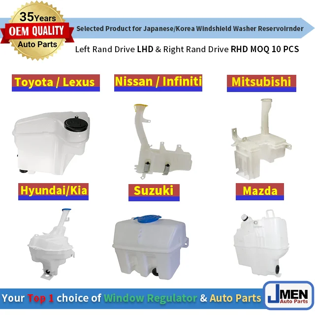 Jmen for HYUNDAI TUCSON VELOSTER Windshield Washer Tank Reservoir Nozzle Pump car Taiwan Auto Part