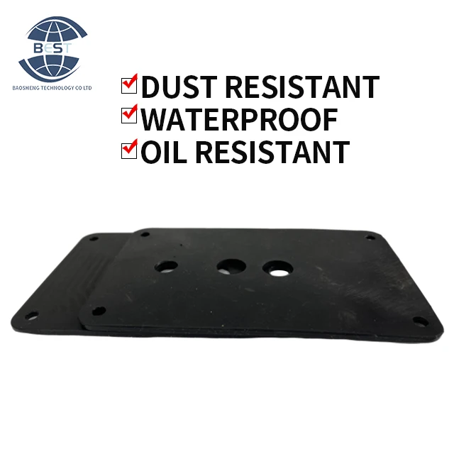 Factory low price hot sale 3mm can be customized thickness of non-slip insulation Square rubber vibration dampening mat