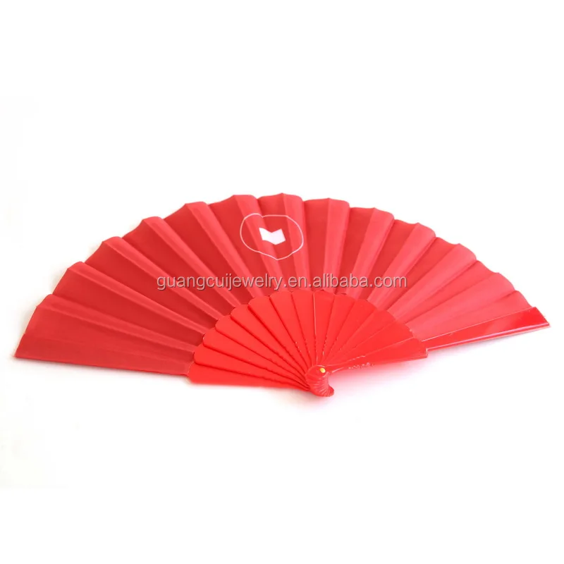 Wholesale custom logo digital printed promotional office red nylon cloth hand