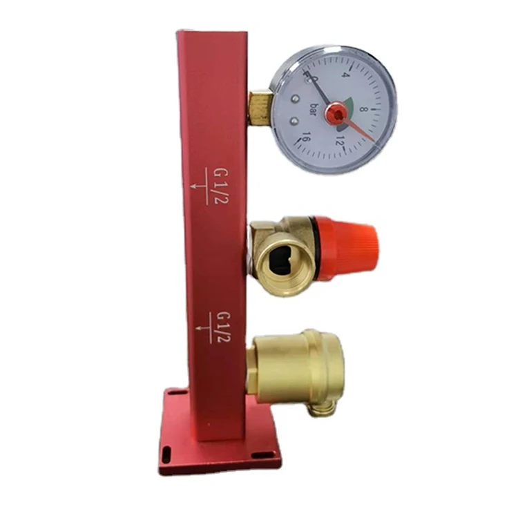 Pressure Regulator Valve Lead-free brass Water RV Pressure Reducer Regulator valve with oil filled Pressure Reducer