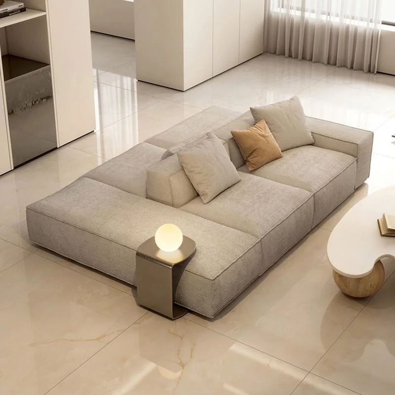HJ HOME Velvet Fabric Canape Salon Modern Sofa L Shape Lounge Corner Sofa Couch Modular Sectional Sofa