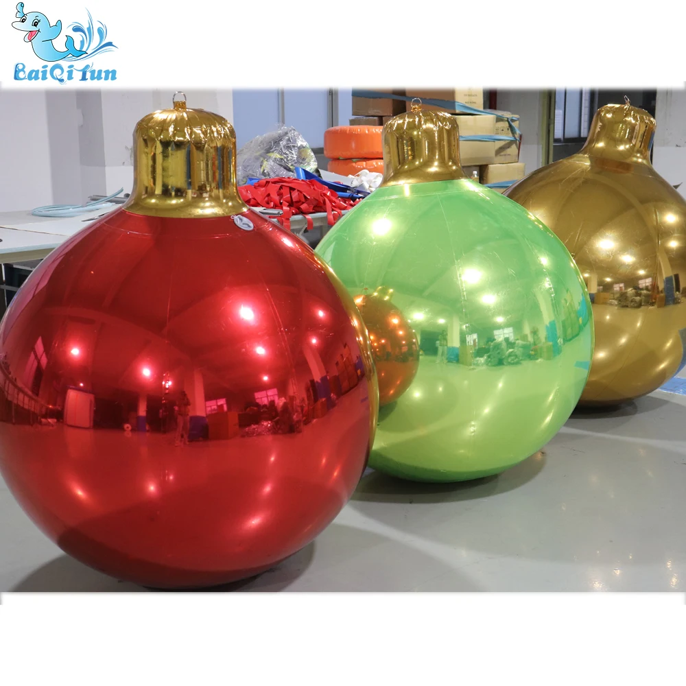 Custom Product Large Christmas Decoration Inflatable Balloon Arch Inflatable Disco Ball Fiesta Globos