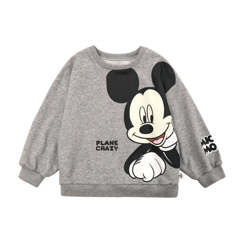 Hot sale 100% cotton cartoon print popular cartoon character baby sweatshirt tops 3-8 kids little girl children colorful tops