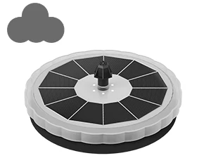 Floating Solar Panel Water Pump Solar Fountain Garden Plants Watering Power Rgb Light Pool Solar Water Fountain