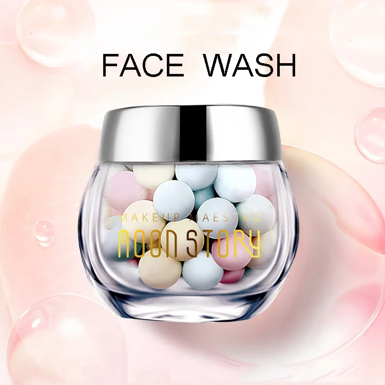 Wholesale Amino Acid Color Bean Anti acne Foaming Face Pore Cleanser Oil Control Facial Cleanser