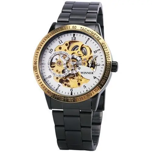 WINNER-8085 Classical Winner Mechanical Watch For Men Waterproof High Quality Man Auto Mechanical Watch