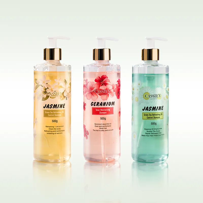 Wholesale Natural Floral Shampoo Nourishing Oil Control Moisturizing Hair Shampoo Hyaluronic Acid Fragrance Shampoo