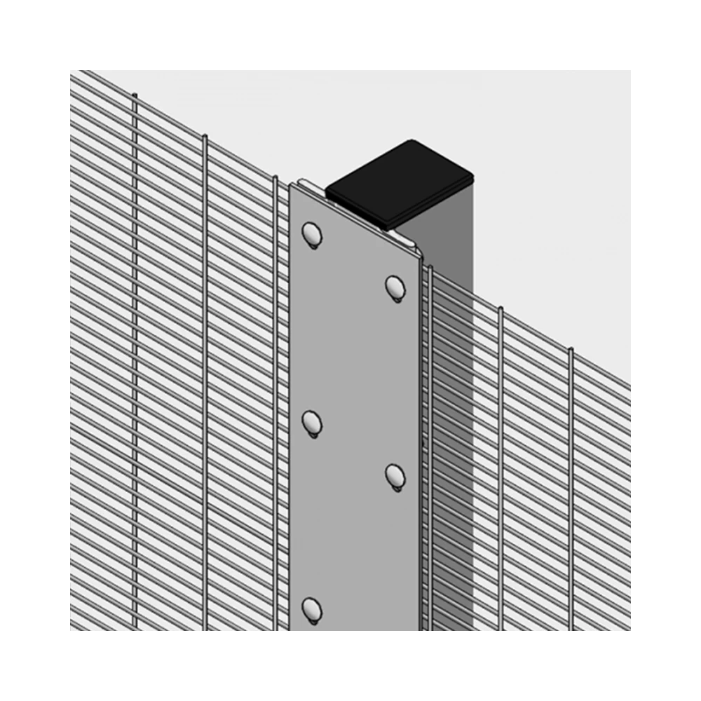 BOCN South Africa warehouse security fence Clearvu Prison Fence Panels 358 Wire Mesh Anti-Climb High Security Fencing