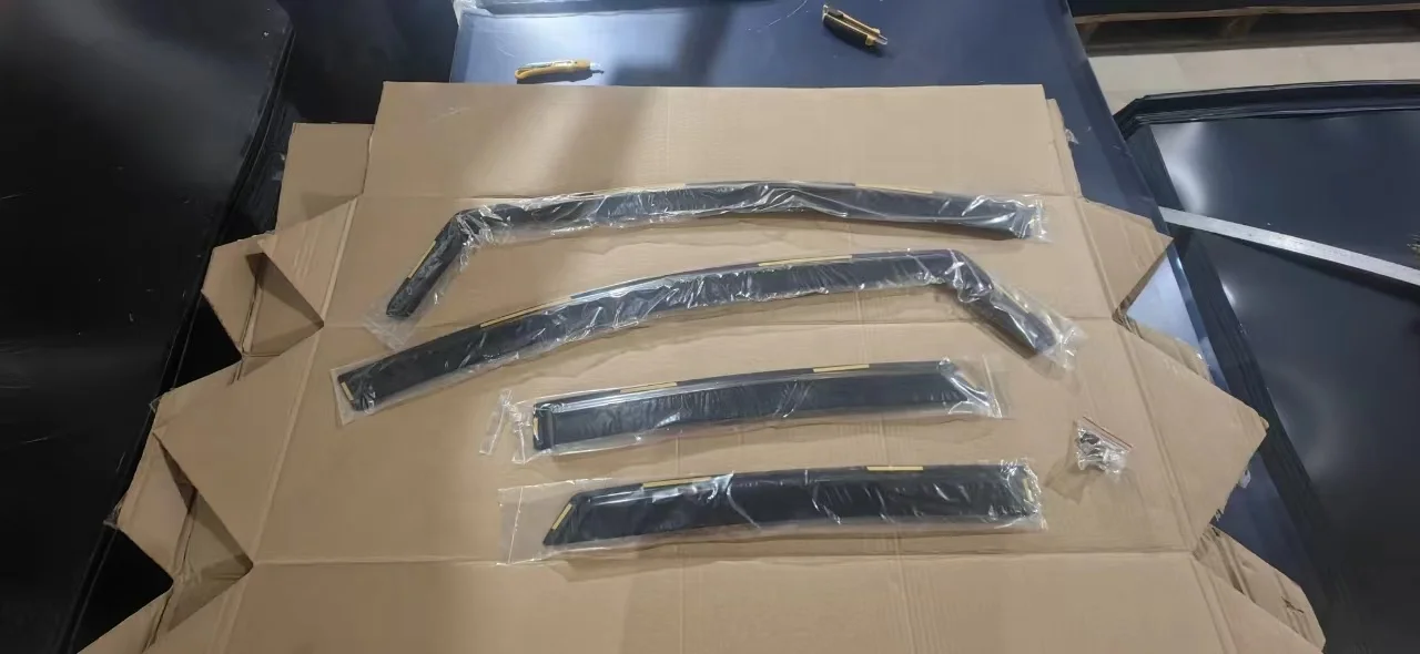 Acrylic In-Channel Window Rain Guards for 2016-2023 Toyota TACOMA Pickup Effective Window Deflectors