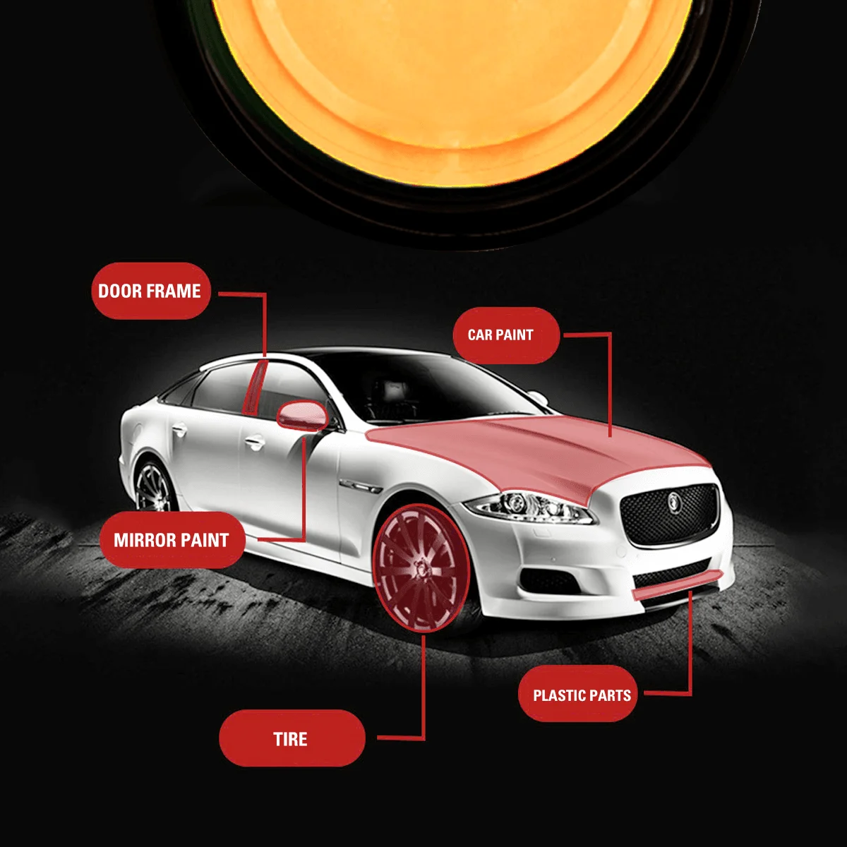 GORVIA Polishing Decontamination Hydrophobic Car Body Care Car Solid Wax