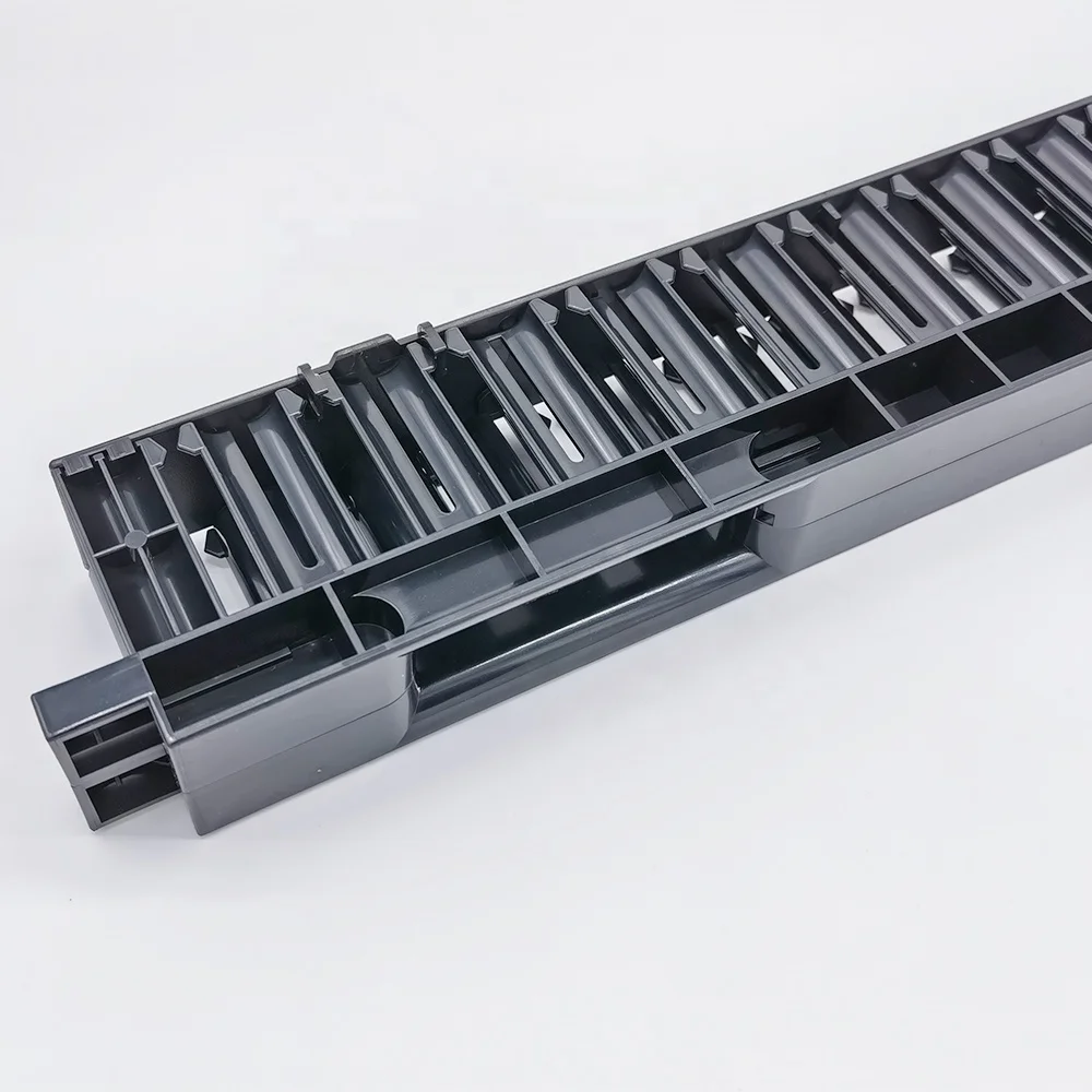 1U стойка, горизонтальный органайзер для кабелей, сетевая кабельная панель, 19 дюймов, пластиковый стеллаж для управления кабелями