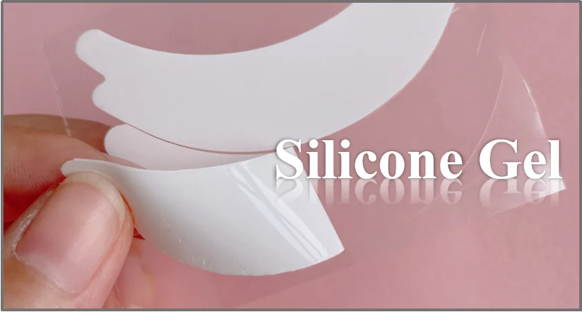 SHINECO bio biogel 3d custom logo label eyelash eyepad lint free thin ultra lashgelpads silicone adhesive under eye patches