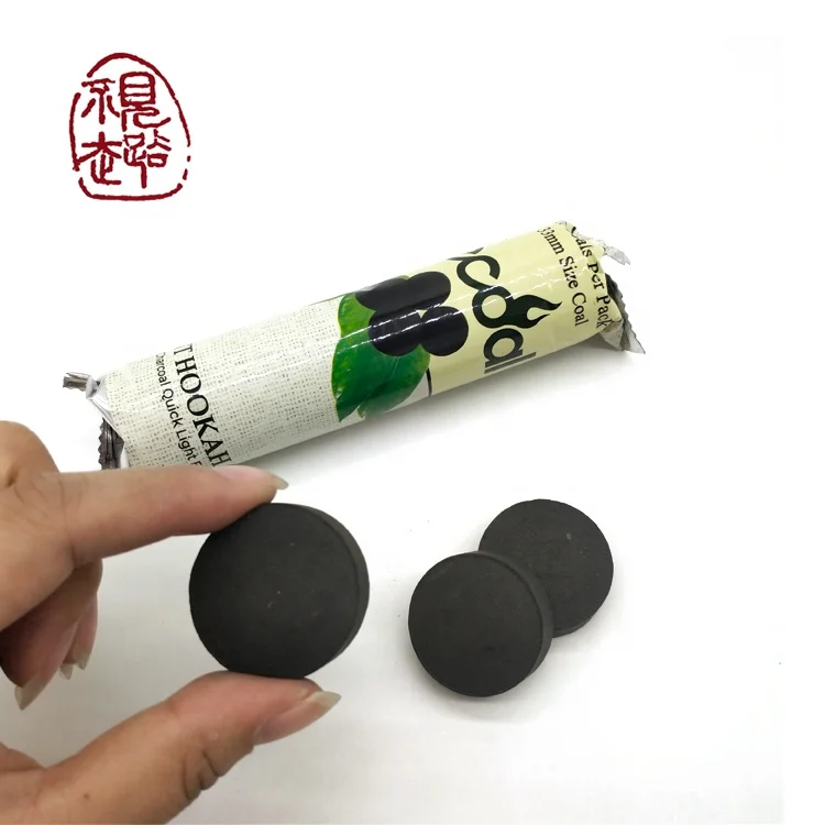 Электрический кокосовый быстрозажигающий фруктовый уголь для кальяна