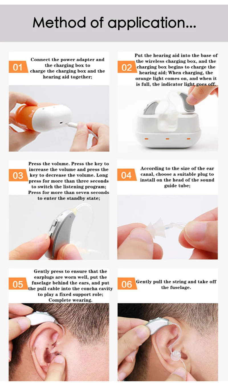 2/4/6/10 Channels BTE Hearing Aids Wholesale Best Hearing Aid Prices Dropshipping