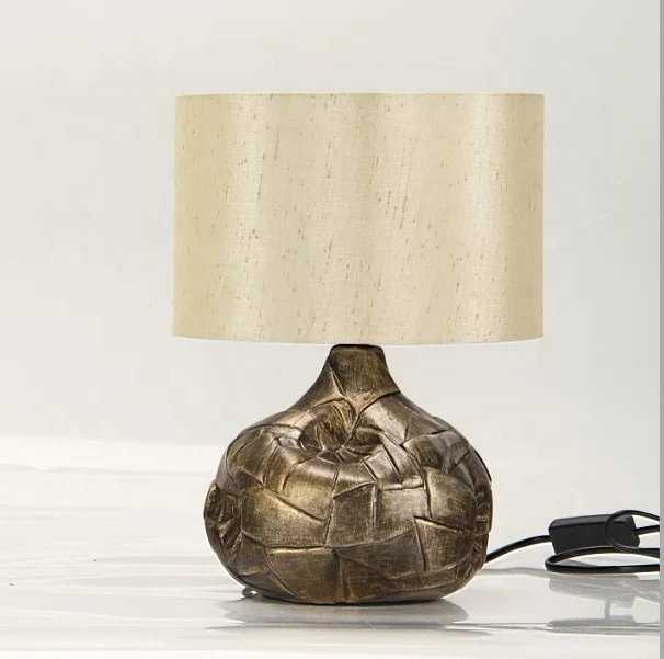 Modern Luxury Table Lamp for Hotel Home Living Room Decoration Desk Light with White Lampshade