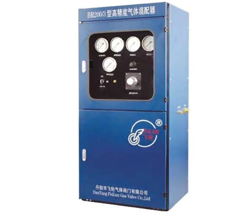 Delivery flow 200 Nm3/h gas distributor for two kind of non combustible gases BR200-2